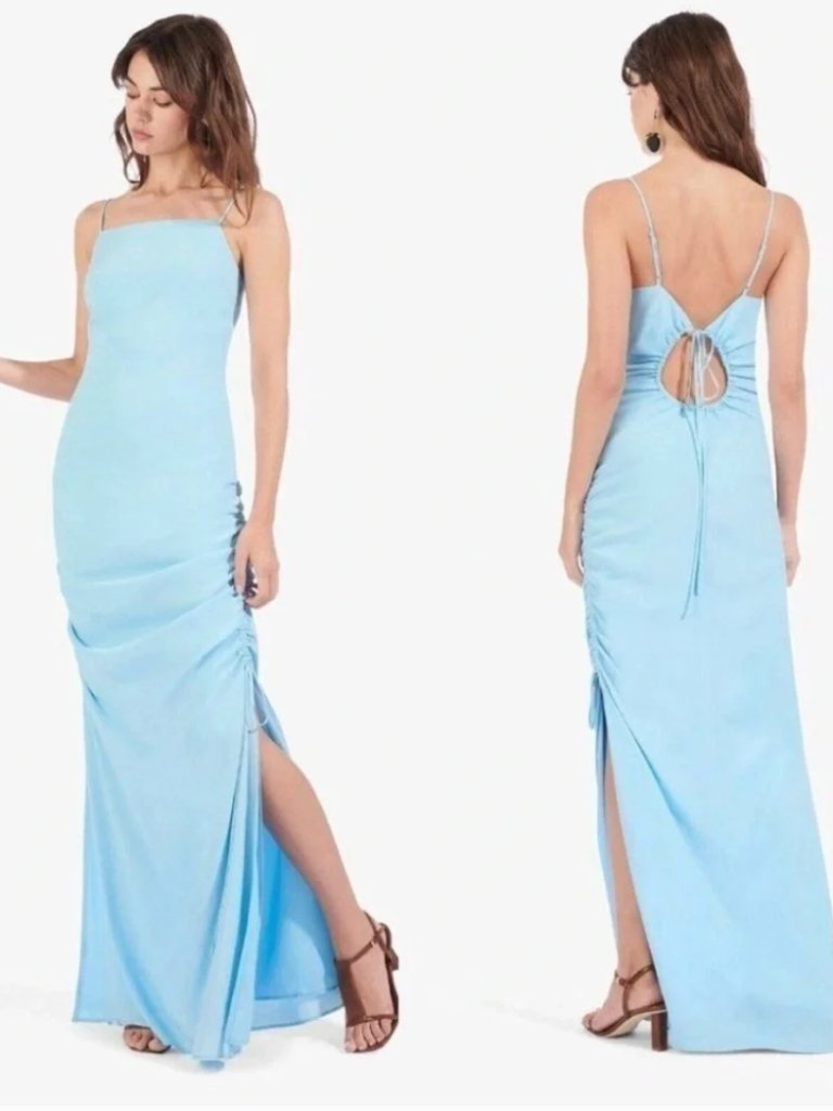 Staud Parrot Dress - Dew Blue Size 8